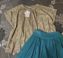タグ付き　ツハル　SM2 ブラウス＆SLOBE IENA ロングスカート　36