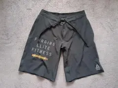 未使用に近い美品Reebok CrossFit ハーフパンツ黒S