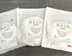 ユニクロ　AIRism 洗えるマスク M・Lサイズ 各3枚入り