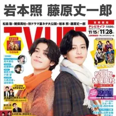 岩本照 藤原丈一郎 TVLIFE 11/28号 切り抜き