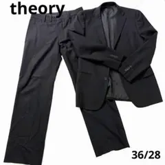 ★theory★ セオリー メンズ セットアップスーツ ブラック M 36/28のサムネイル