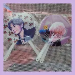 BTS テヒョン テテ ミニ うちわ セット