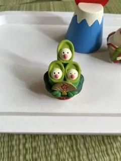 デコレ　コンコンブル　文鳥門松
