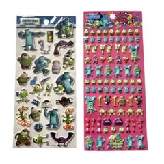 新品未使用 モンスターズインク ステッカー シール ディズニー 2枚セット