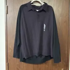 プラスJ★メリノブレンドニットポロシャツダークパープル