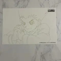ハンターハンター 新宿マルイ 購入特典 アニメ原画カード ポストカード ゴン