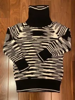 MISSONI タートルネックセーター ブラック・ホワイトのサムネイル