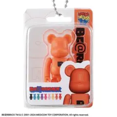 ベアブリック パッケージチャームコレクション ガチャ オレンジ