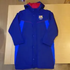 FCバルセロナ ベンチコート フード付き