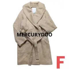 タグ付き 未使用品 マーキュリーデュオ ガウンコート ベージュ フリーサイズ