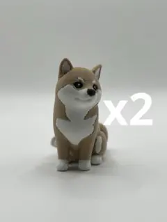 柴犬 キーホルダー 3Dプリント　2個セット