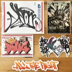 ① グラフィティー ステッカー 5枚セット graffiti グラフィティ