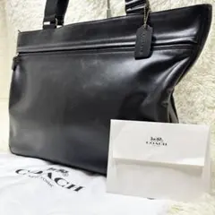 オールドコーチ 4129 トートバッグ ブラック グラブタンレザー 大容量