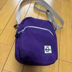 CHUMS 紫色 ショルダーバッグ