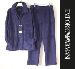 新品【エンポリオアルマーニ】ふわふわボア 長袖パジャマ ルームウェア M(L)