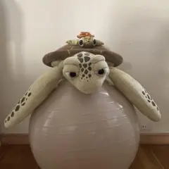 ディズニー　　ファインディングニモ　クラッシュぬいぐるみ