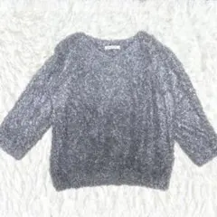 chocol raffine robe グレー 長袖セーター