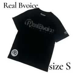Real BVoice リアルビーボイス　メンズ　Tシャツ 半袖　S ブラック黒