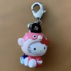 ★山口限定★ ご当地キティ ファスナーマスコット ふぐ　2004