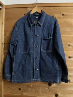 UNIQLO ネイビーストライプジャケット Mサイズ