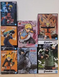 ナルト カカシ サスケ フィギュア ７個セット