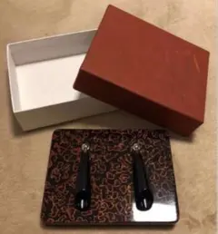 【未使用＊匿名配送】津軽塗★ペン立て★化粧箱入り