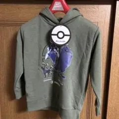 【新品未使用】130cm ポケモン パーカー　カーキ