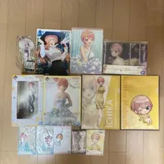 五等分の花嫁　一番くじ　フィギュア　一花・アクリルボードなど13点