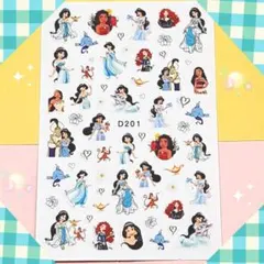 ネイルシール　プリンセス