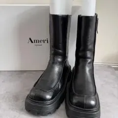 【Ameri】SHARK SOLE SQUARE BOOTS
