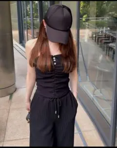 rady　ビジューベアセットアップ　♥︎Sサイズ♥︎　ブラック