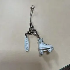 キスマイ　ローラースケート キーホルダー ホワイト