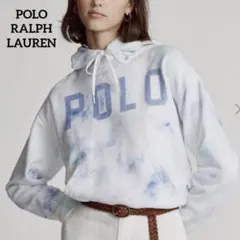 POLO ポロラルフローレン　タイダイ　染め　パーカー　ダメージ加工