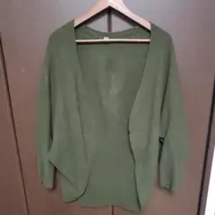 断捨離の為お安くします UNIQLO XL カーディガン オリーブグリーン