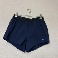 リーボック ショートパンツ レディース S ネイビーランニング トレーニング