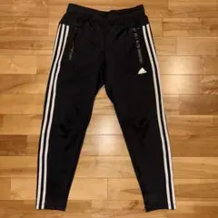 adidas トレーニングパンツ 黒 ストライプ　Mサイズ