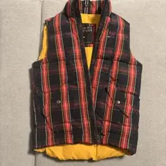 TOMMY HILFIGER チェック柄 ダウンベスト M