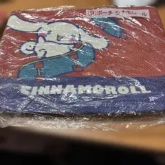 シナモロール ポーチ 赤・青・白