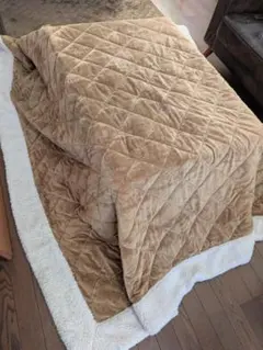 ゆきこ様用リバーシブルこたつ布団 198×220 ベージュ×グリーン