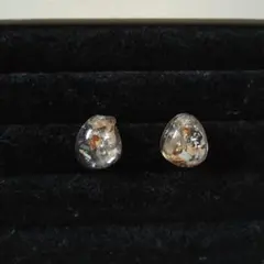 【3COINS】クリア アクリル ドロップ型 イヤリング