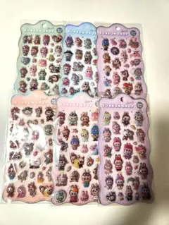 m様ラブブBONBON DROPシール6枚セット