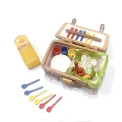 【匿名配送】 ピクニック♪ リーメント　ミニチュア　みんなのおひるごはん