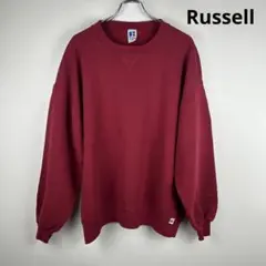 90s USA製 Russell ラッセル 前V 無地 スウェット