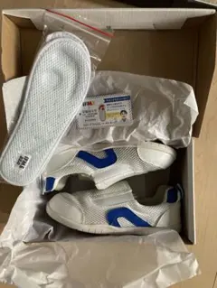 IFME 未開封 未使用インソール付き 幅広 軽量 上履き ブルー 22cm