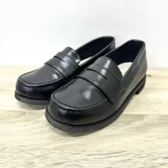 【入学式 卒園式用に】キッズ ブラック ローファー フォーマルシューズ 19cm