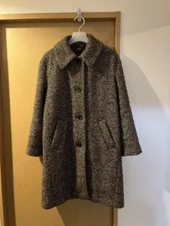 ebure スーリーアルパカシャギーピーコート ダークブラウン 36 極美品 ebure スーリーアルパカシャギーピーコート ダークブラウン 36 極美品