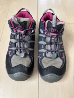 KEEN キッズ スニーカー ネイビー/ピンク 21㎝
