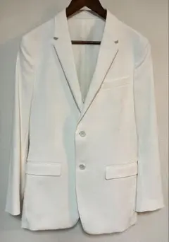 大谷翔平コラボ・超美品】HUGO BOSS テーラード アイボリー M 袖タグ