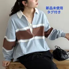 【新品未使用】ビッグラガーシャツ サックスブルー discoat