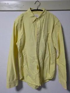 OLDGAP イエロー 長袖シャツ M コットン100%